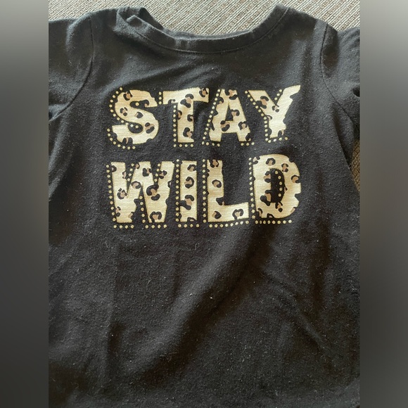Granimals Leopard & Stay Wild 2T short-sleeve Tops - Picture 3 of 5